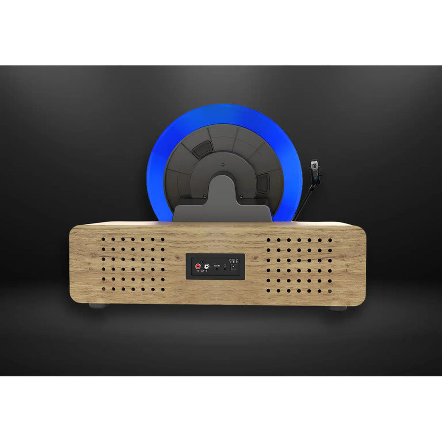Blaupunkt automatische vinylplatenspeler, verticaal model, BT, USB, Audio-Technica-element, geschikt voor 7"- en 12"-platen, Varsovia VT200BT