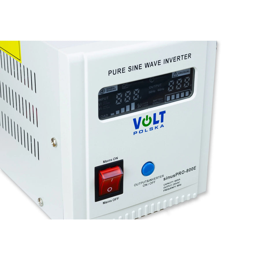 Noodstroomvoorziening Sinus Pro 800 E, 12/230 V, continu vermogen 500 W, totaal vermogen 800 VA, 3SP080012E