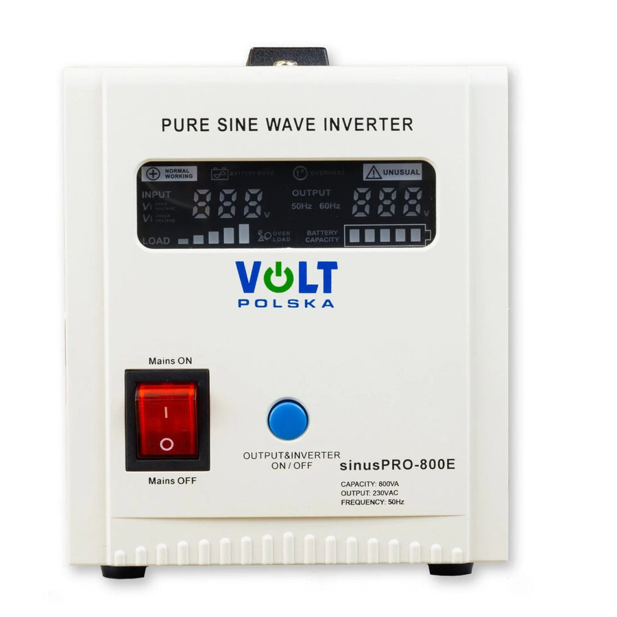 Noodstroomvoorziening Sinus Pro 800 E, 12/230 V, continu vermogen 500 W, totaal vermogen 800 VA, 3SP080012E