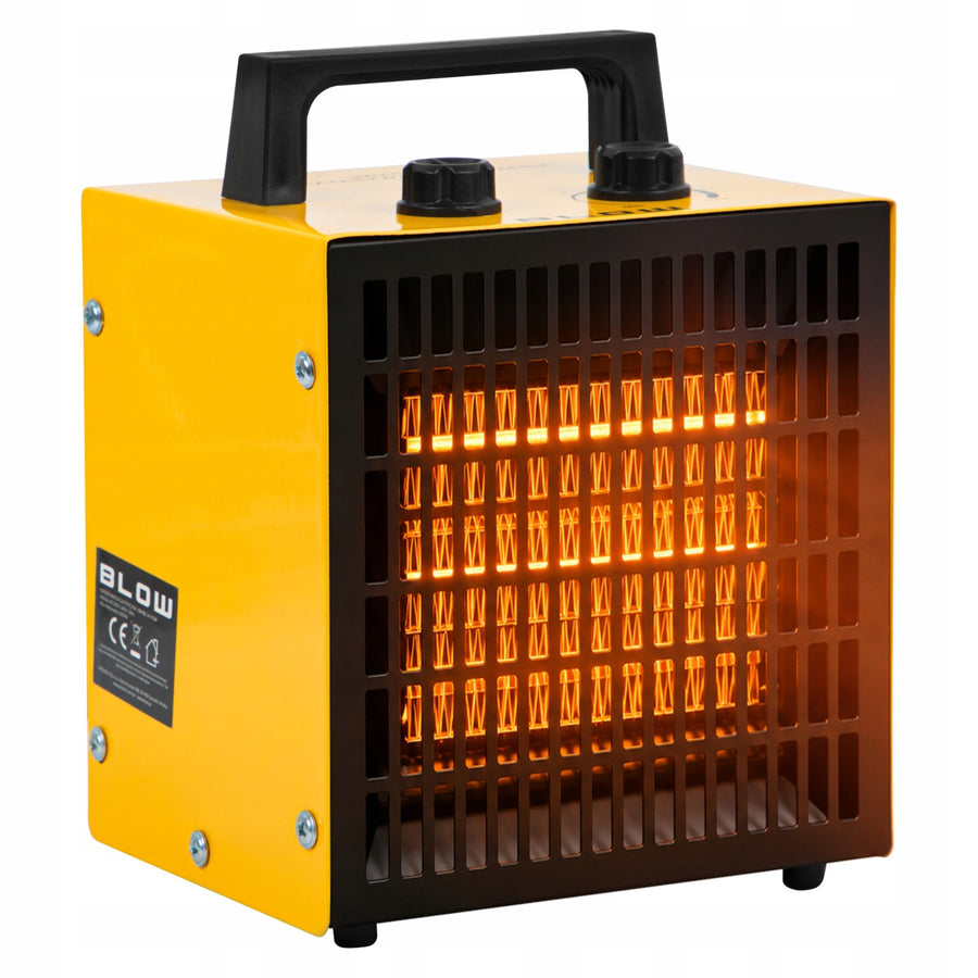 Blow-verwarming, vermogen 2000 W, 2 verwarmingsstanden, instelbare thermostaat, beveiliging tegen oververhitting, 44-904#