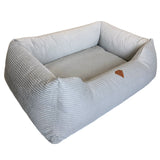 Premium hondenmand van corduroy, 120 x 100 cm, uit elkaar te halen, Dogs4life
