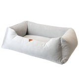 Premium hondenmand van corduroy, 120 x 100 cm, uit elkaar te halen, Dogs4life