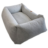 Premium hondenmand van corduroy, 120 x 100 cm, uit elkaar te halen, Dogs4life