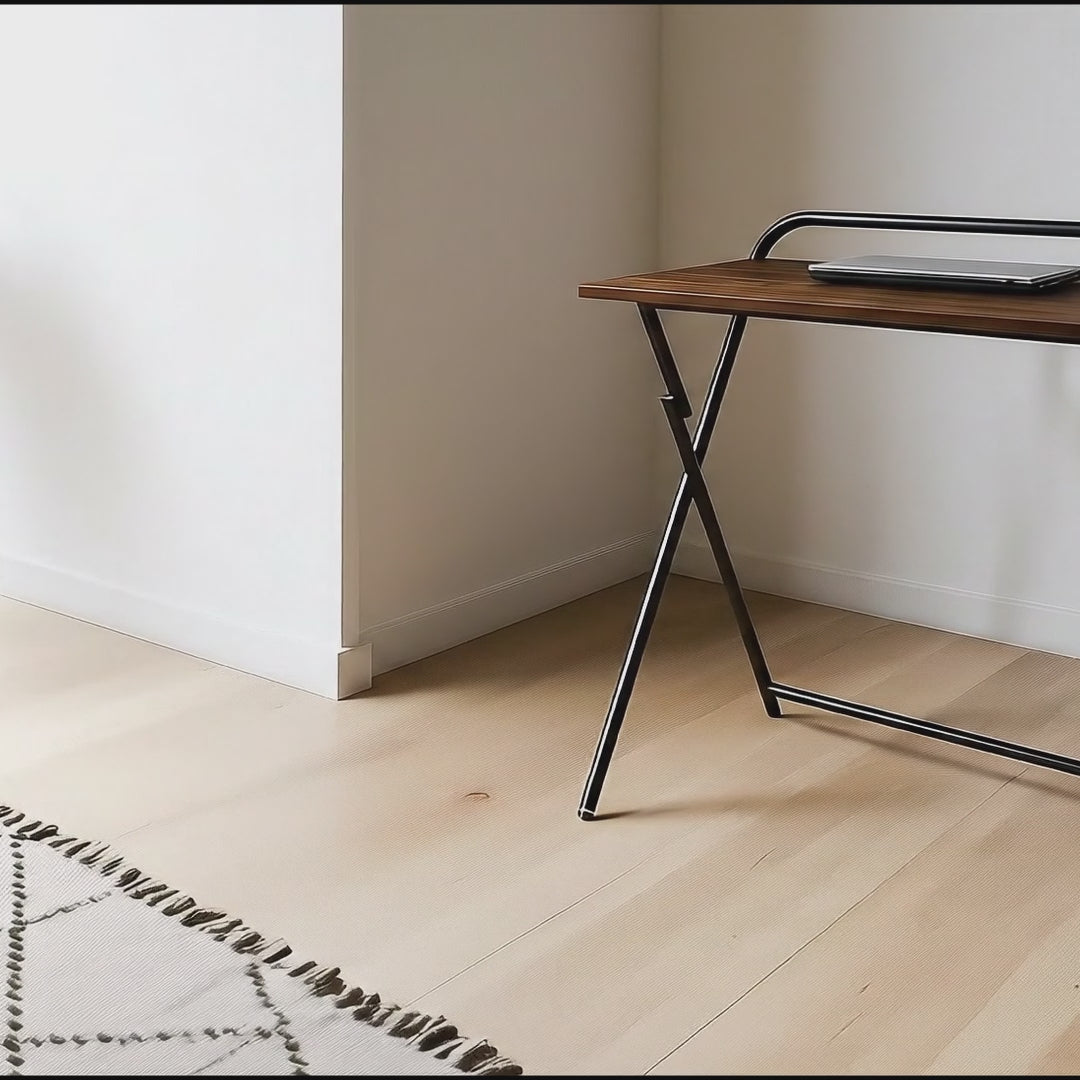 Maclean multifunctioneel laptopbureau, zwart, blad 50x80cm, 50kg max., MC-127 B