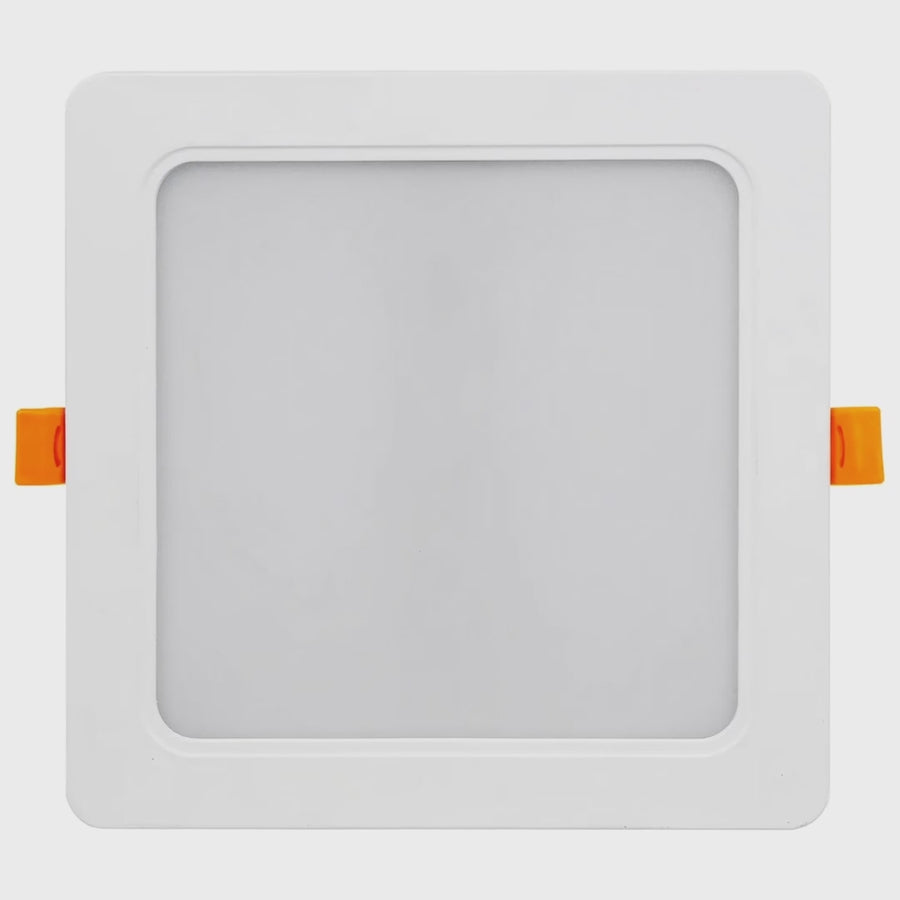 Maclean - Led-paneel - SLIM inbouw - 18W, Neutraal Wit 4000K - 170*170*26mm - 1900lm, MCE374 S