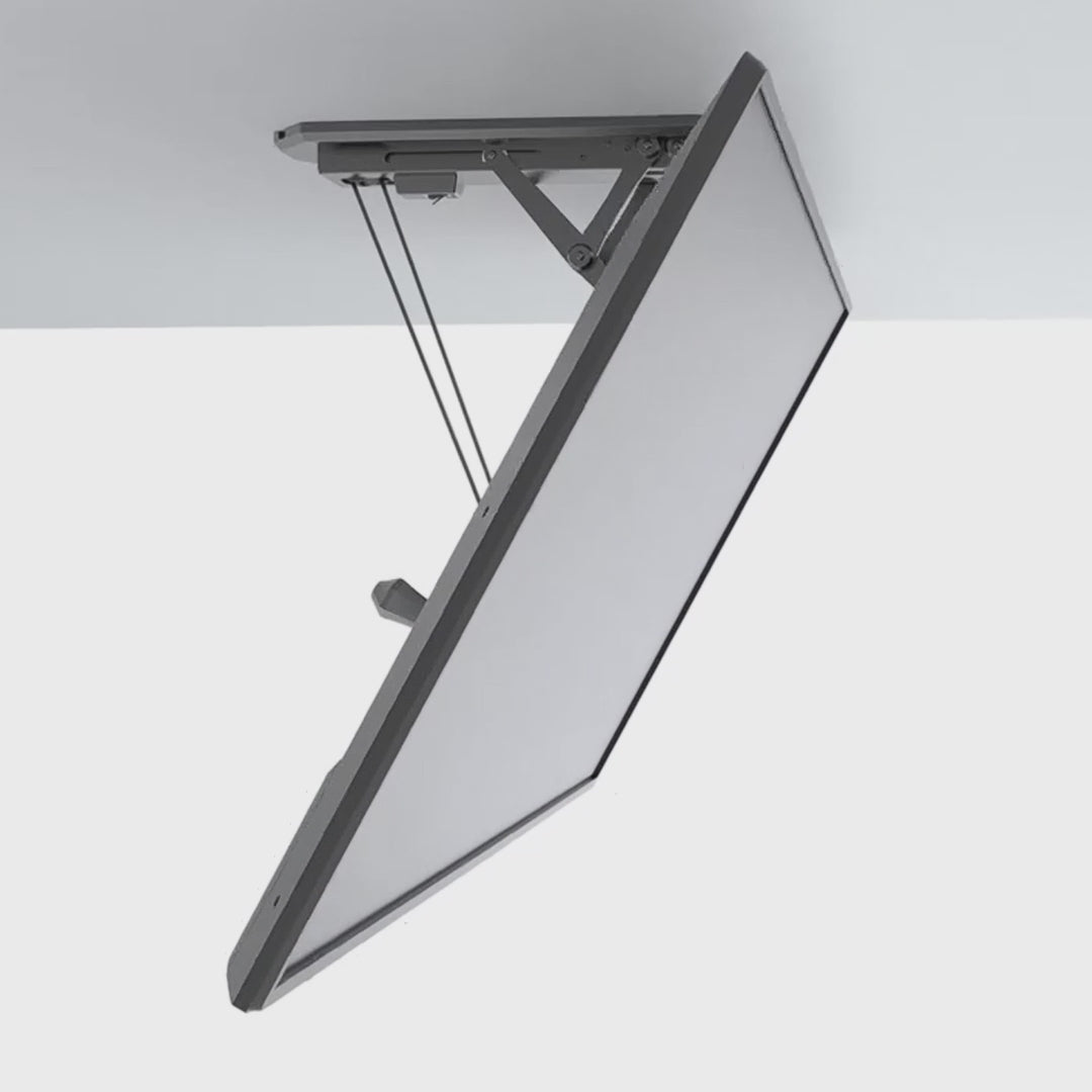 Maclean MC-880 Elektrische kantelbare tv-beugel voor plafond, dakhellingen incl. afstandsbediening, 32-70", tot 35kg, max VESA 600x400