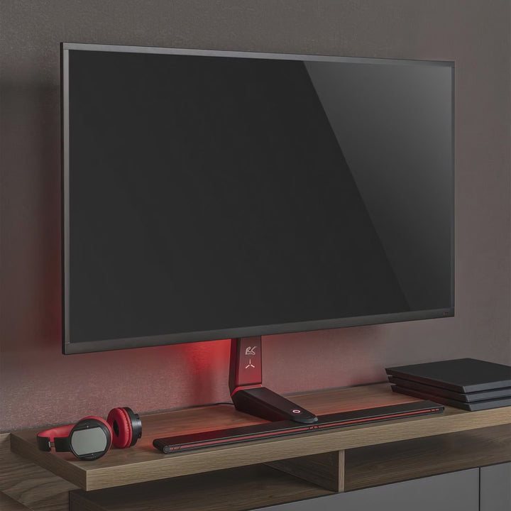 NanoRS RS167 Gaming-monitorstandaard Monitorbevestiging TV-beugelstandaard 32-55" RGB LED-verlichting in hoogte verstelbaar Draaibaar antelbaar max VESA 400x400, max. 40kg