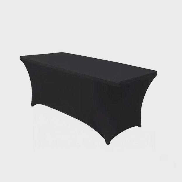 GreenBlue elastisch tafelkleed horeca tafelhoes zwart, 180x75x74cm, spandex, GB372