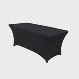 GreenBlue elastisch tafelkleed horeca tafelhoes zwart, 180x75x74cm, spandex, GB372