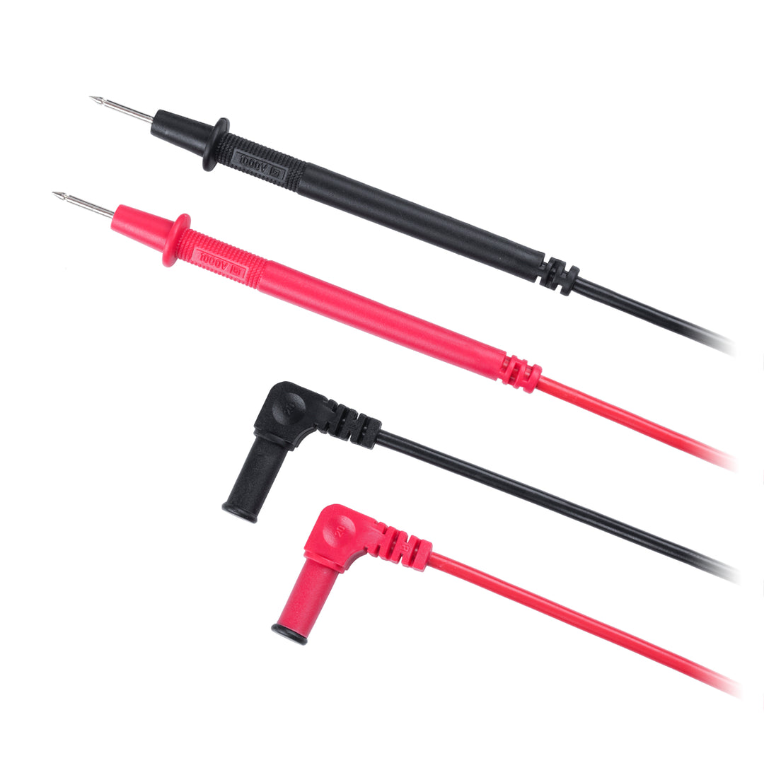 Meetsnoeren voor meter, zwart en rood, 1000 V