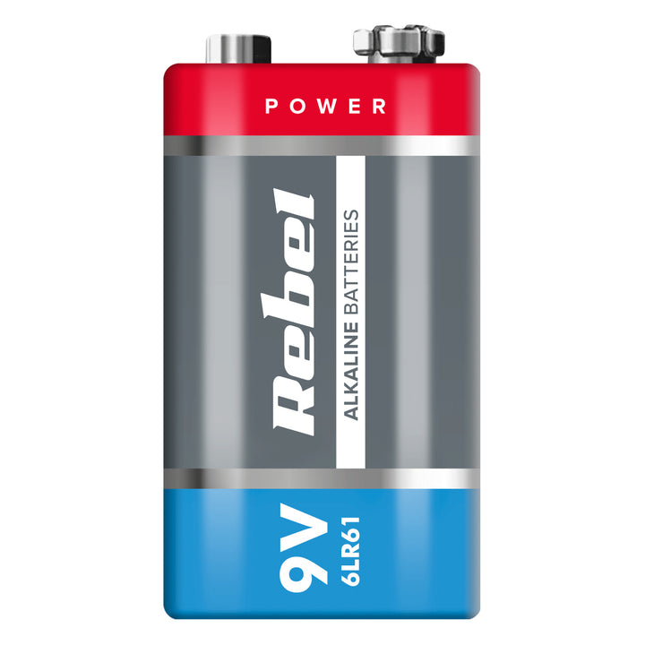 R-9V 6LR61 9V alkaline Rebel BAT0062B batterij met lange levensduur