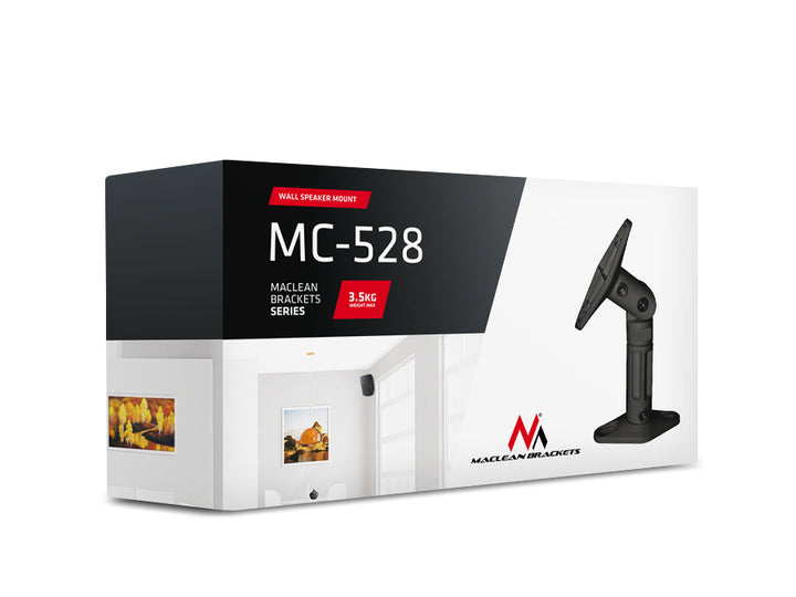 Maclean MC-528 Support mural universel pour enceintes jusqu'à 3,5 kg