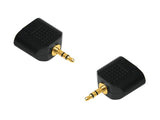 3,5mm jack plug / 3,5mm jack socket splitter NH552 goud