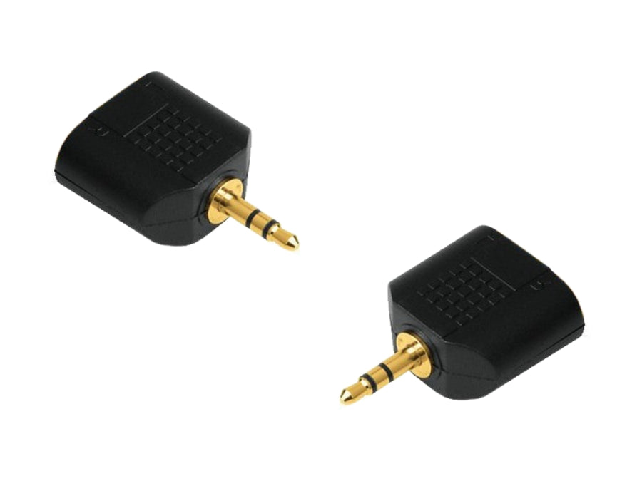 3,5mm jack plug / 3,5mm jack socket splitter NH552 goud