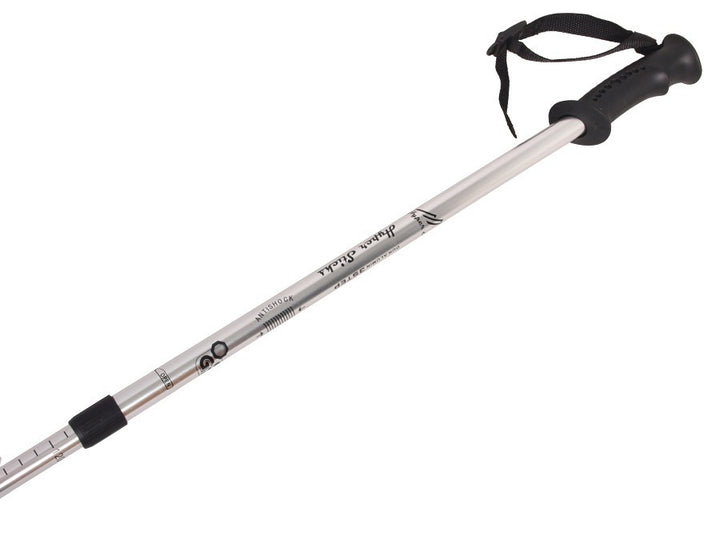 Aluminium Nordic Walking stokken 65-135cm telescopisch zilver