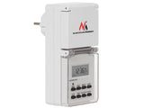 EXTERNE ELEKTRONISCHE PROGRAMMER Digitale timer MCE08 witte kleur