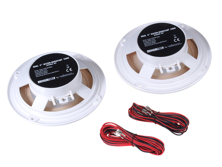 VELLEMAN Waterdichte plafondluidsprekers 80W 2 stuks