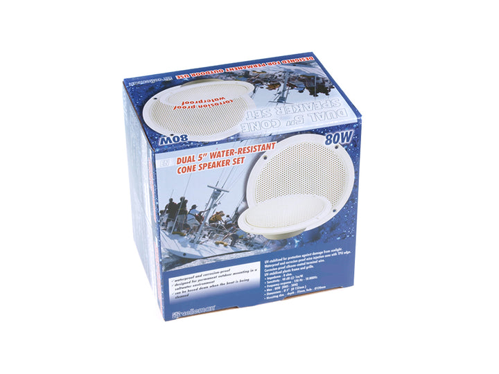 VELLEMAN Waterdichte plafondluidsprekers 80W 2 stuks