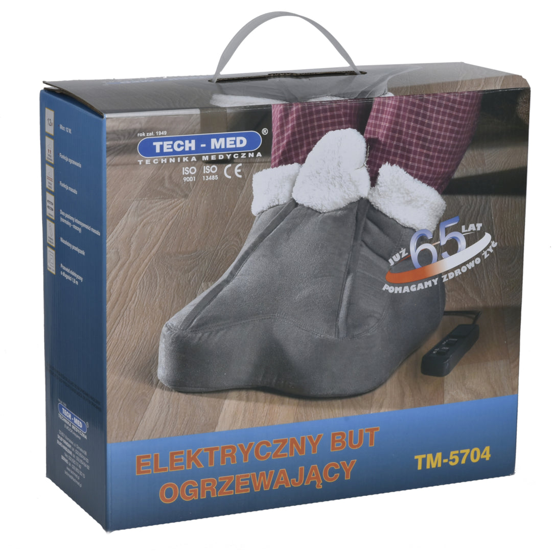 Elektrische Verwarmde Voet Warmer Schoen Voeten Massage Verwarming Zachte Fleece
