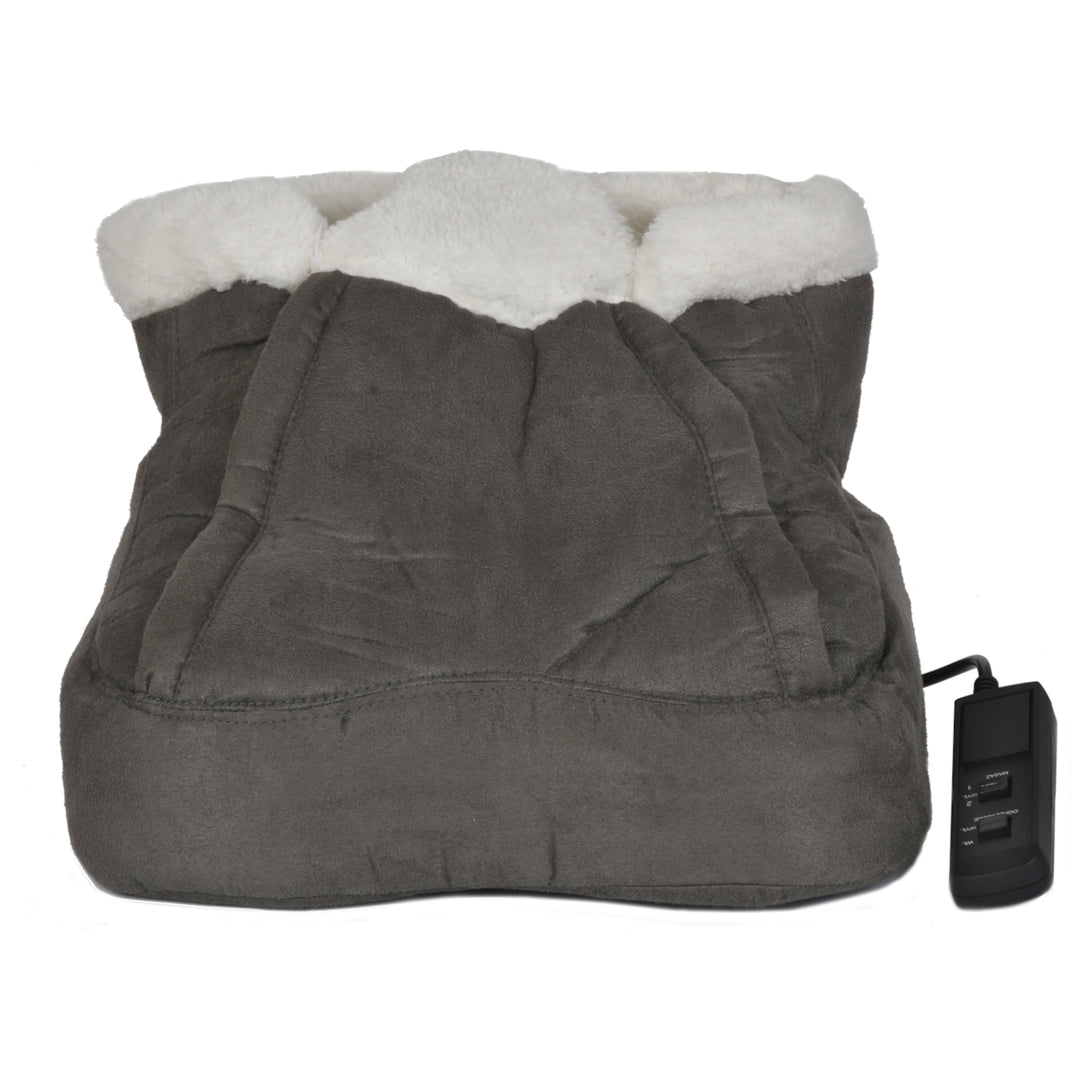 Elektrische Verwarmde Voet Warmer Schoen Voeten Massage Verwarming Zachte Fleece