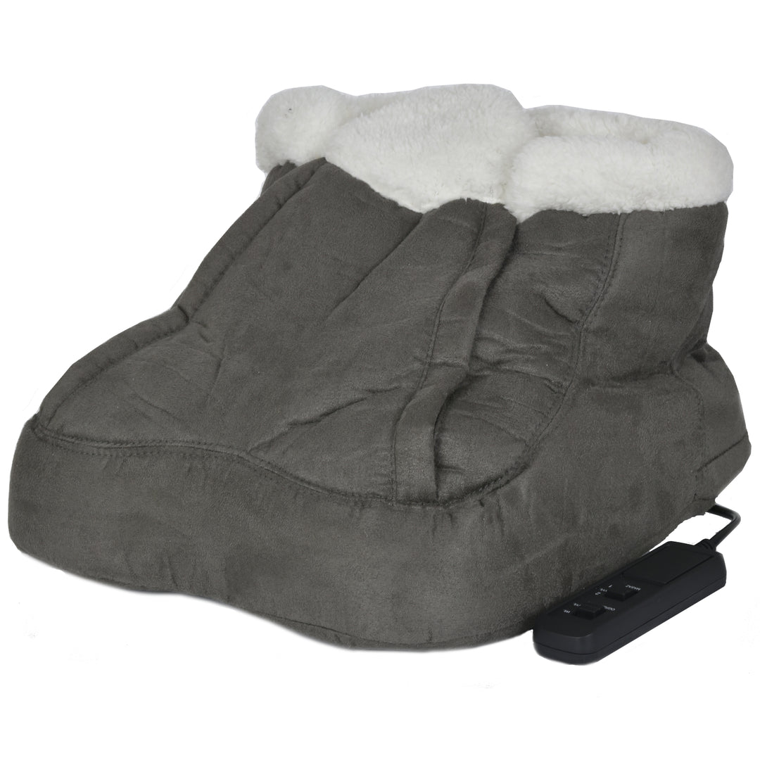 Elektrische Verwarmde Voet Warmer Schoen Voeten Massage Verwarming Zachte Fleece