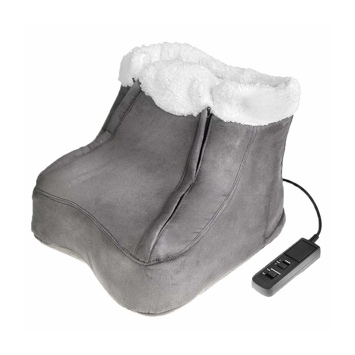 Elektrische Verwarmde Voet Warmer Schoen Voeten Massage Verwarming Zachte Fleece