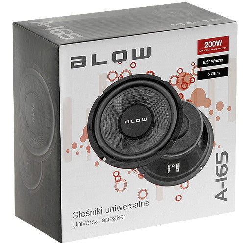 Autoluidspreker A-165 200W 8Ohm 6.5 "Blaas 1 stuk