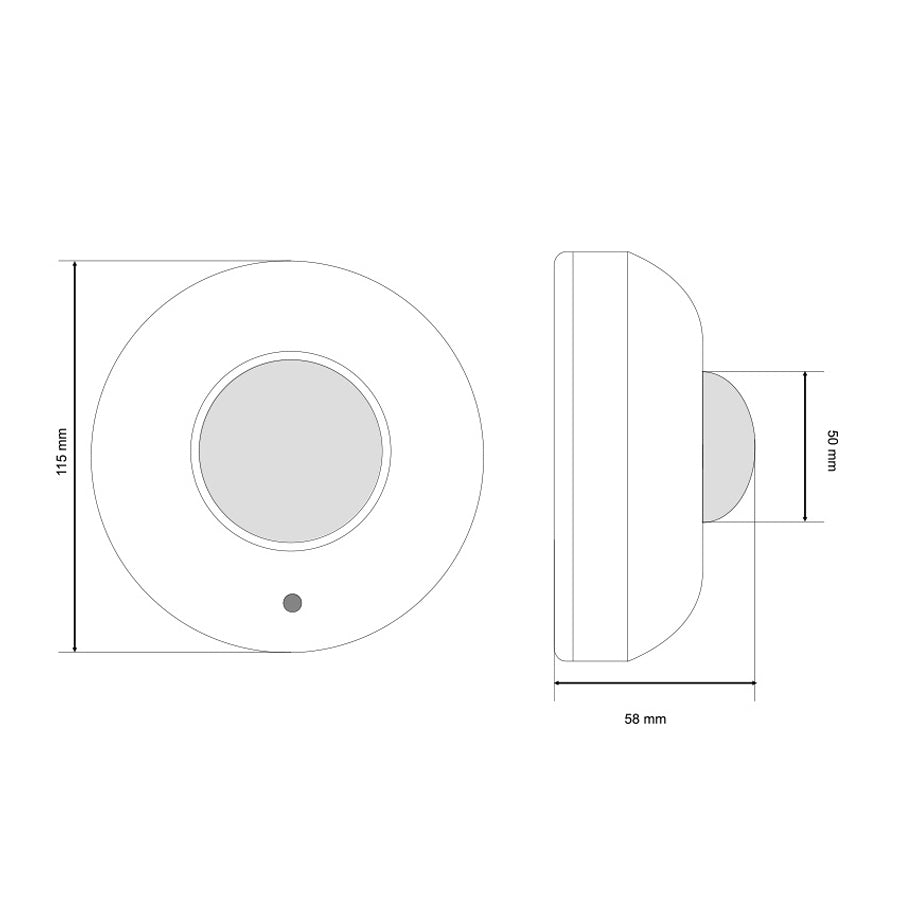 Plafond PIR bewegingsdetector schakelaar MCE19 veiligheidssensor