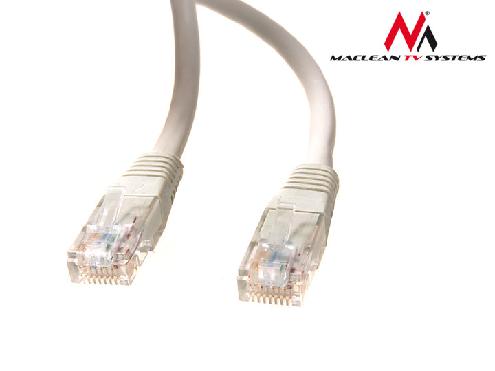 NETWERK LAN-KABEL ETHERNET RJ45 UTP CAT5E 0,5M MACLEAN MCTV-646