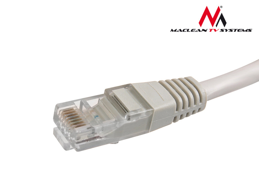 NETWERK LAN-KABEL ETHERNET RJ45 UTP CAT5E 0,5M MACLEAN MCTV-646