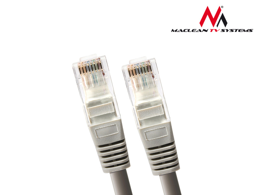 NETWERK LAN-KABEL ETHERNET RJ45 UTP CAT5E 0,5M MACLEAN MCTV-646