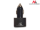 Maclean MCE76 2xUSB 5.2A Autolader Ingebouwde 8PIN Black