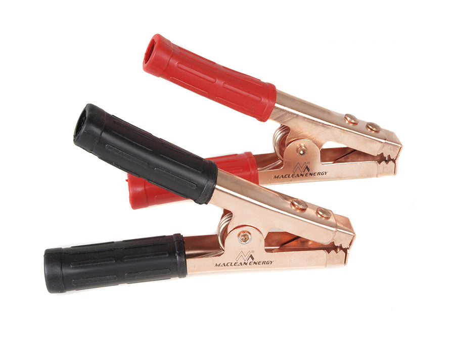 2 stks R / B Maclean MCE 37 Klemmen - ROOD en ZWART Maclean Energy MCE37