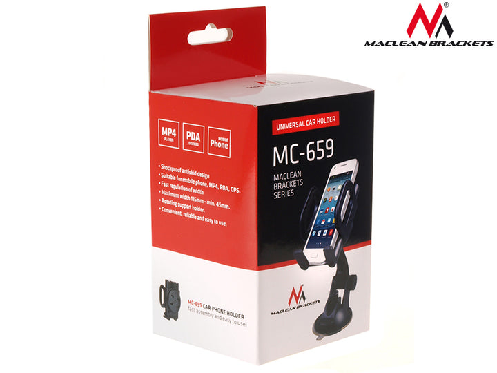 Support de téléphone Maclean Brackets MC-659 avec ventouse