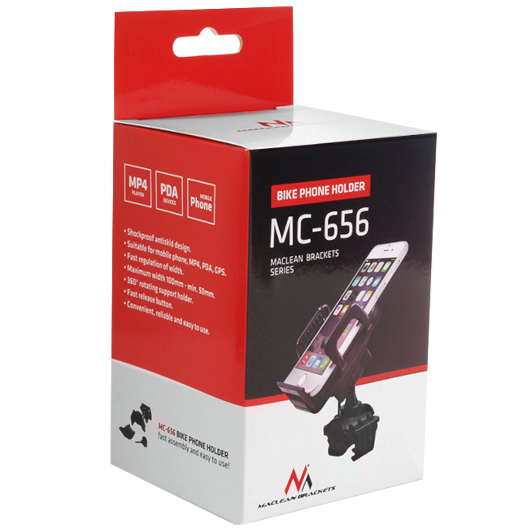 Support vélo pour téléphone avec fixation sur guidon MC-656 Maclean