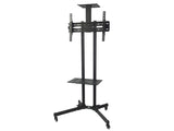 TV voet standaard met beugel op wielen  professionele tv tafel rolstoel max 55 kg VESA 600x400 Maclean MC-661