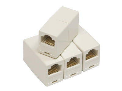 Gouden connector RJ-45 vat-socket socket 8p8c RJ45