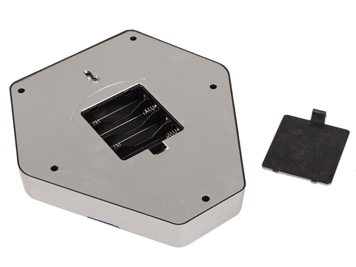 Draadloze, solar dummy alarm zilveren sirene DC3200 S 3x LED