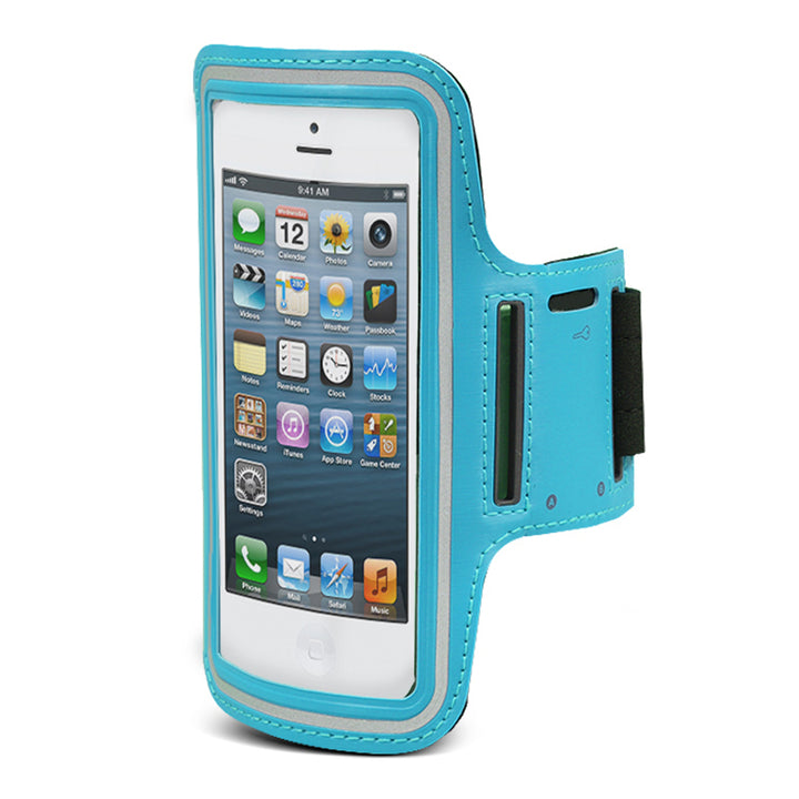 Running Gym Telefoon Arm Band Houder 4.8'' Duidelijke Front Hoofdtelefoons Toetsen IOS Duurzaam