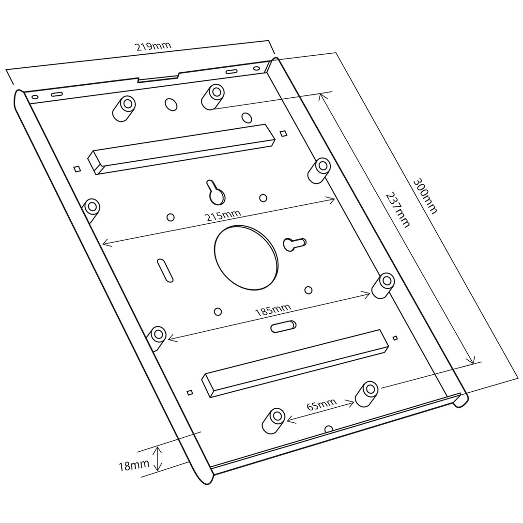 Support pour tablettes avec support MC678 Lock pour le Maclean MC-678