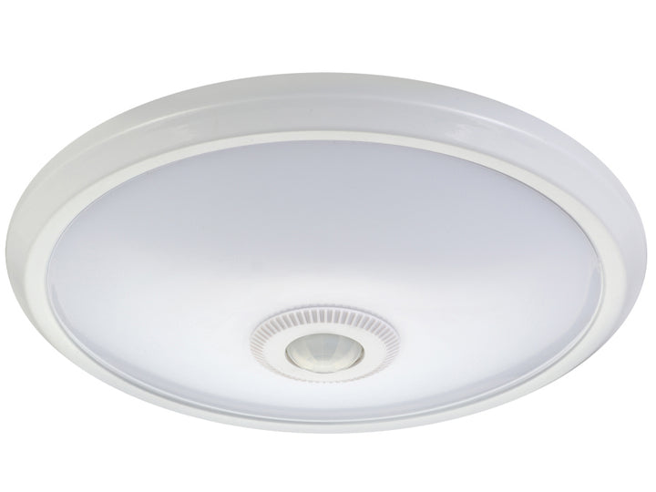 Maclean Energy - LED 12 W plafond met pir-sensor en  ACU noodstroomvoorziening bereik 6m