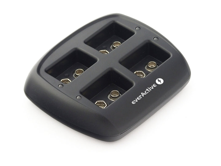 everActive NC-109 batterijlader voor 4x 9 volt 9V NiMH oplaadbare batterijen
