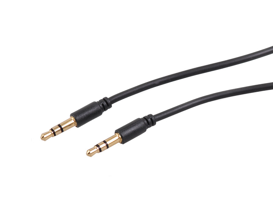 aux 3,5 mm jack-naar-jack plug 1,5 m zwart Maclean MCTV-815