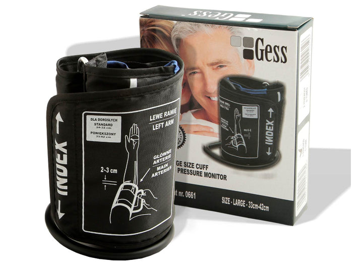 Armband 33-42cm / 24-32cm voor bloeddrukmeter Gess 0661 manometer twee maten