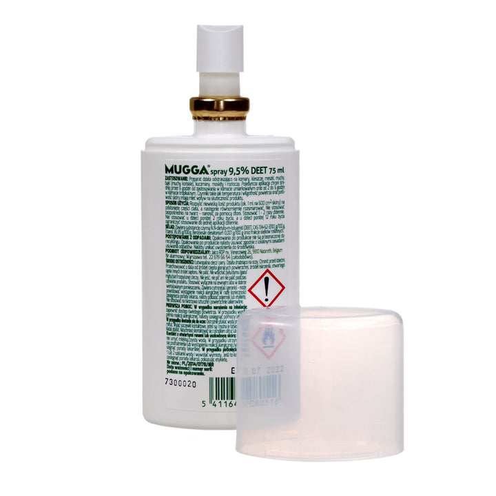 Preparaat tegen insecten Mugga Spray 9,5% 75ml Jaico DPNV