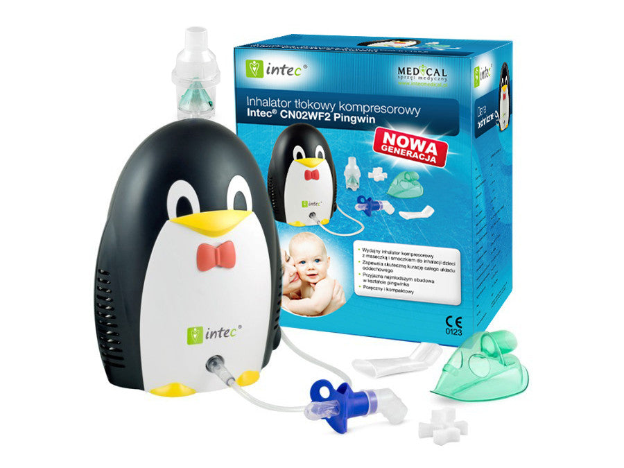 Intec - Inhalator voor kinderen en volwassem - Pinguïn