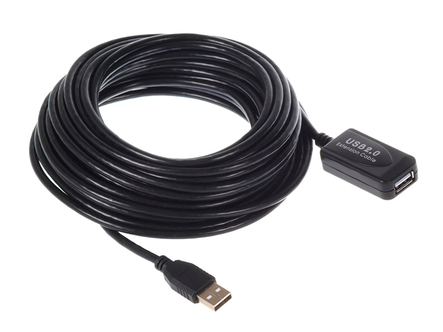 Câble d'extension USB 2.0 actif 10 m Maclean TV Systems MCTV-757