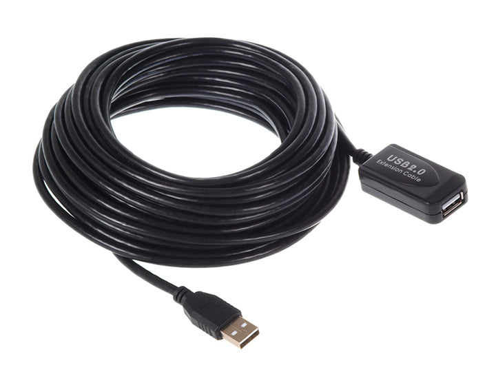 USB 2.0-verlengkabel Actief 10 m Maclean TV Systems MCTV-757