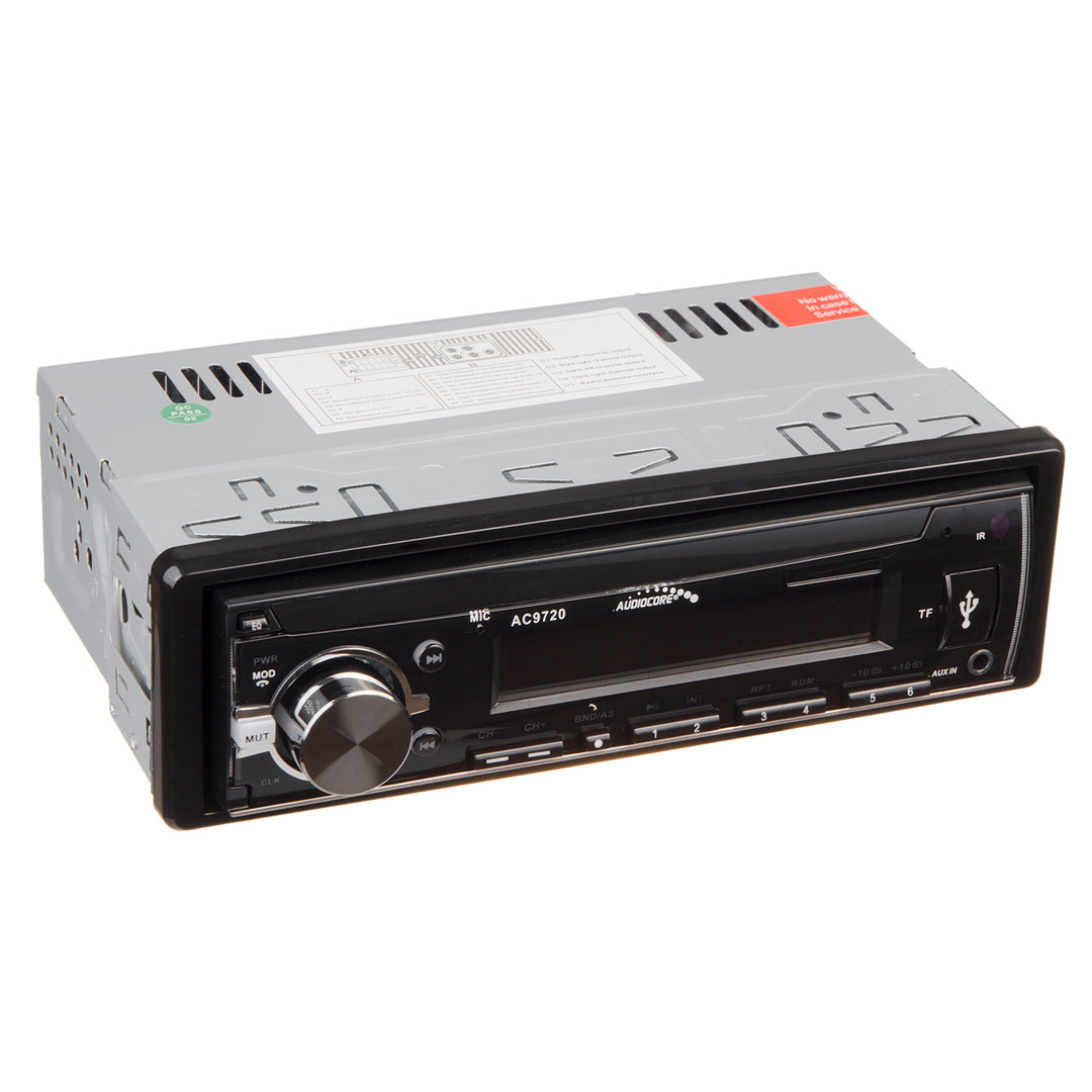 Autoradio Audiocore AC9720 B MP3/WMA/USB/RDS/SD ISO Bluetooth Multicolor, Technologie APT-X