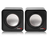 6W USB Zilver&Zwart Audiocore AC870 B computerluidsprekers